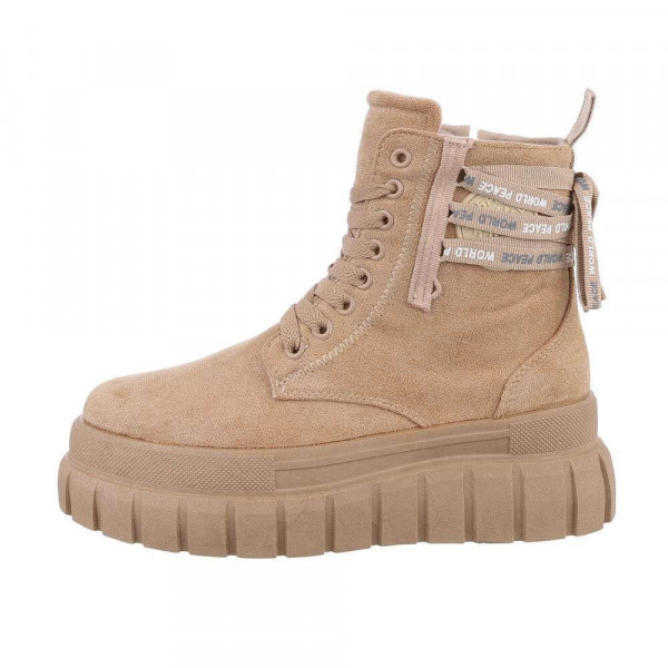 SCHNÜR-BOOT | DAMEN BERGSTEIGER-STYLE - KHAKI