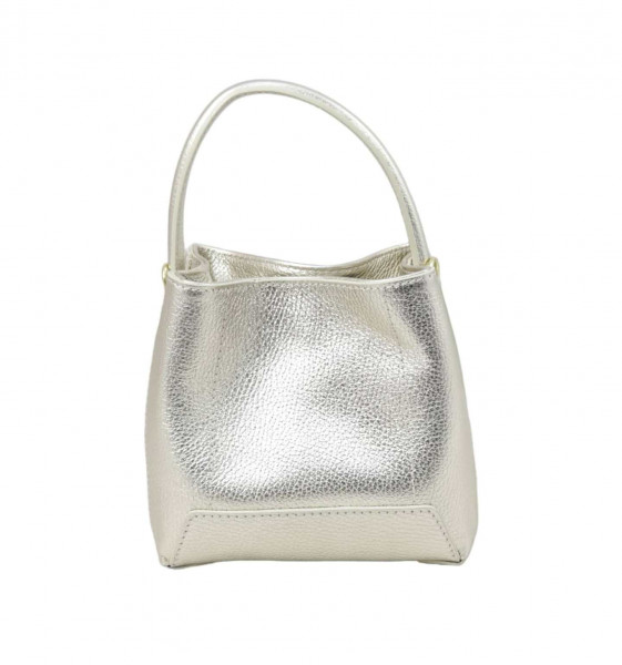 BEUTELTASCHE | BUCKET BAG "MARY" - PLATINO